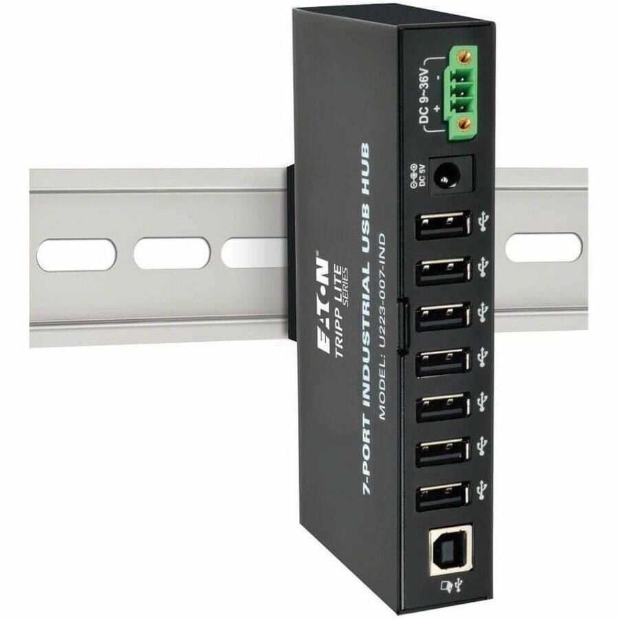 LITE SERIES EAT-N TRIPP HUB USB INDUSTRIAL 7-PORT U223-007-IND MODEL: 9-36V + DC SV 50 DCSV
