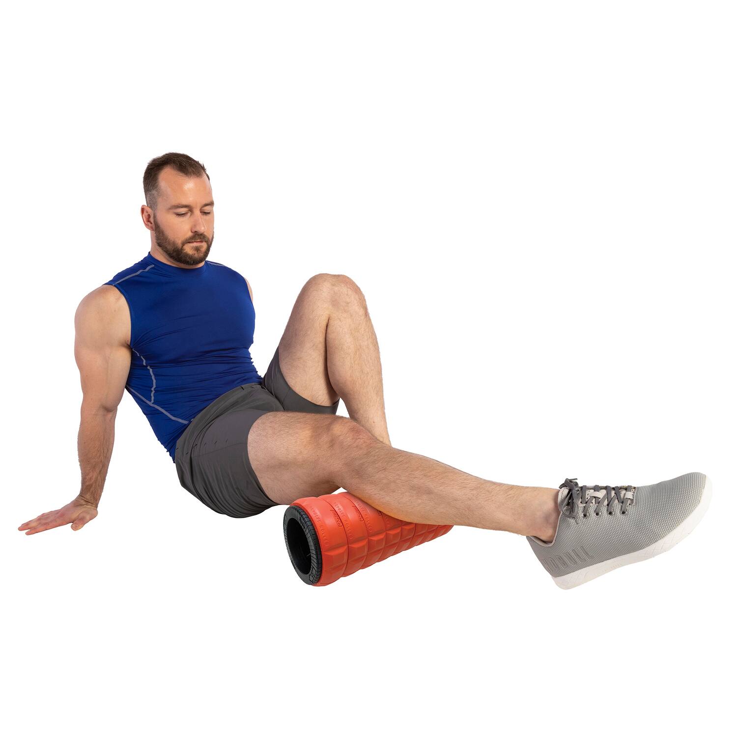 Angle. GoFit - Revolve Roller with Adaptive Massage Rings, 9 Low Profile.