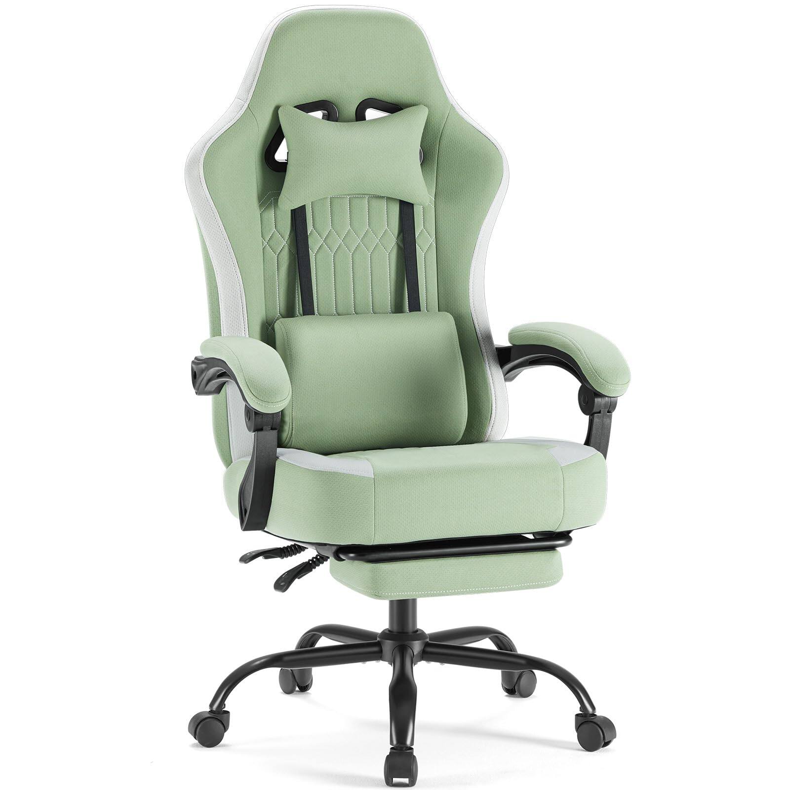 Green Fabric 20.62"D x 24.8"W x 53.97"H