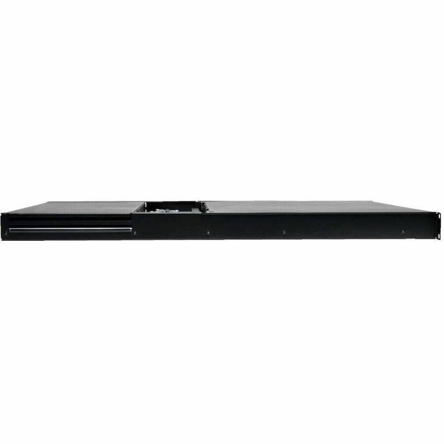 Alt View 3. Tripp Lite - 16-Port Cat5 1U Rack-Mount 1+1 User Console KVM Switch with 19-in. LCD and IP Remote Access - Black.