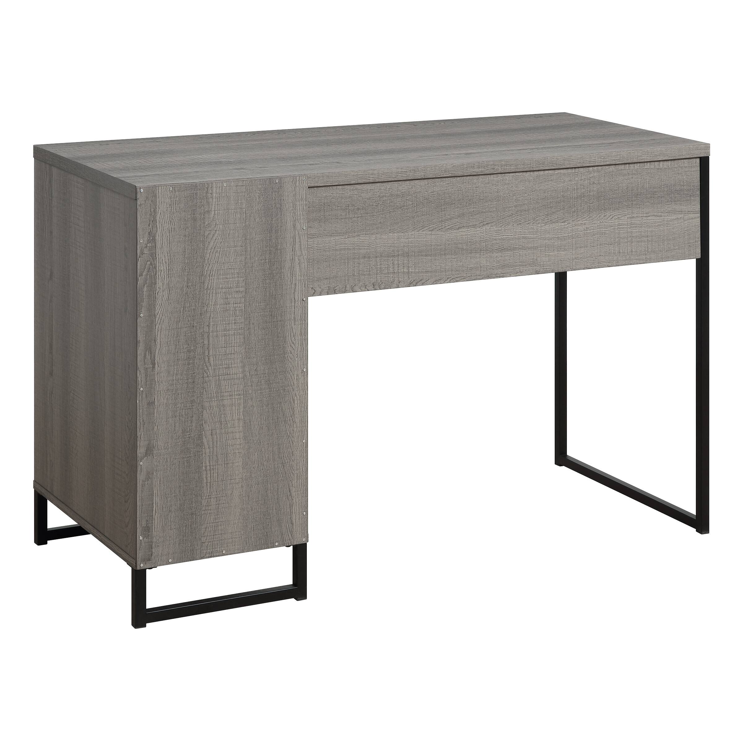 Alt View 11. OSP Home Furnishings - Hagney Lane Rectangular Modern 1-Drawer Desk - Farm Oak.