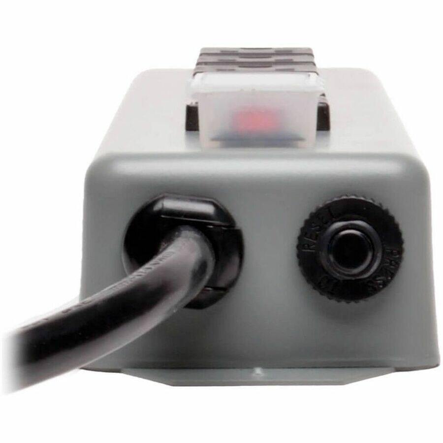 Alt View 3. Tripp Lite - Eaton Tripp Lite Series Industrial Power Strip Metal, Lighted Power Switch, 6-Outlet, 6 ft. (1.8 m) Cord - NEMA 5-15P - Unknown.