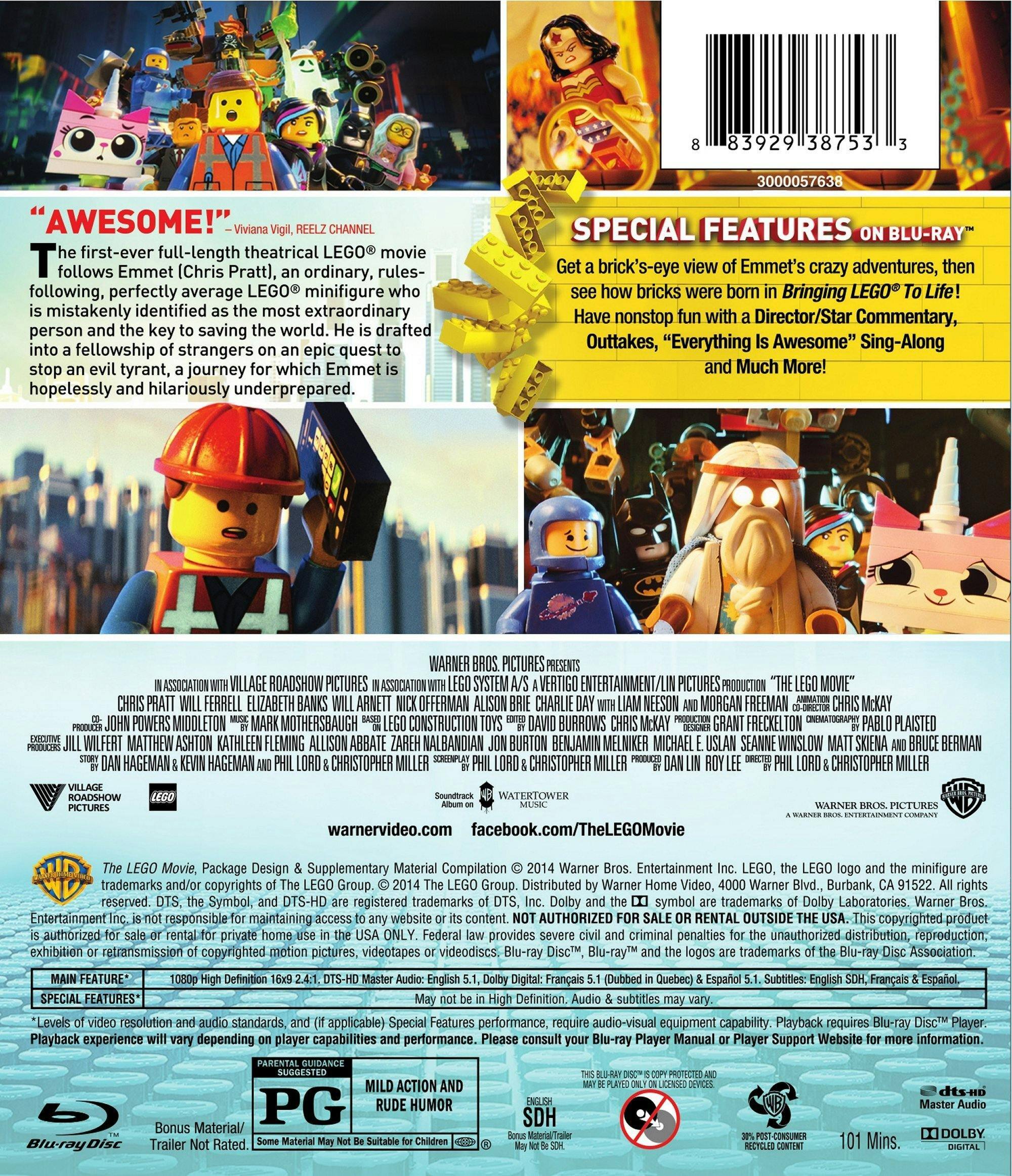 Angle. The LEGO Movie [Blu-ray].