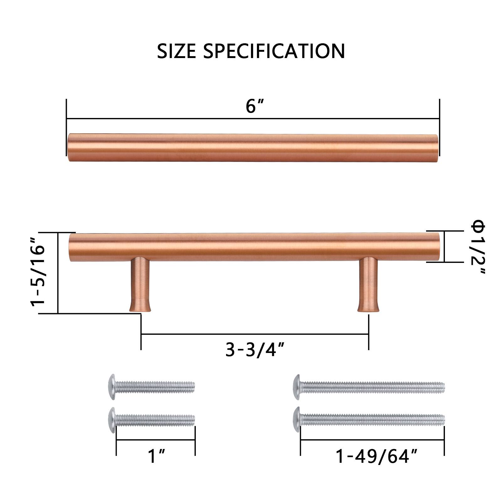 SIZE SPECIFICATION

- 6"
- 1-5/16"
- 3-3/4"
- 1/2"
- 1"
- 1-49/64"