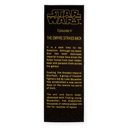 Ukonic - Star Wars: The Empire Strikes Back Title Crawl Printed Area Rug | 27 x 77 Inches - Black