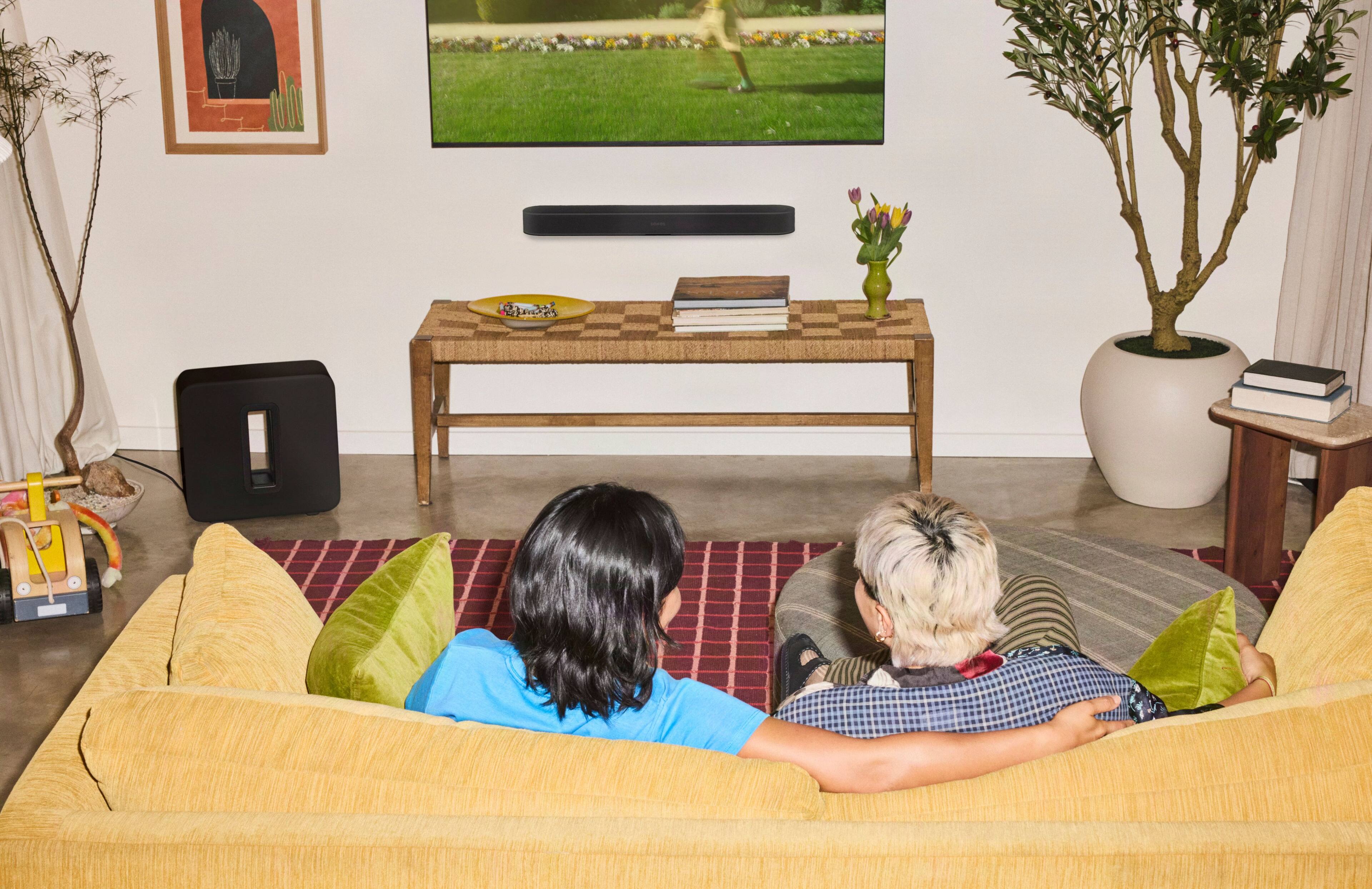 Alt View 11. Sonos - Beam Ultra 7.1.2 Channel Smart Soundbar with Dolby Atmos - Black.