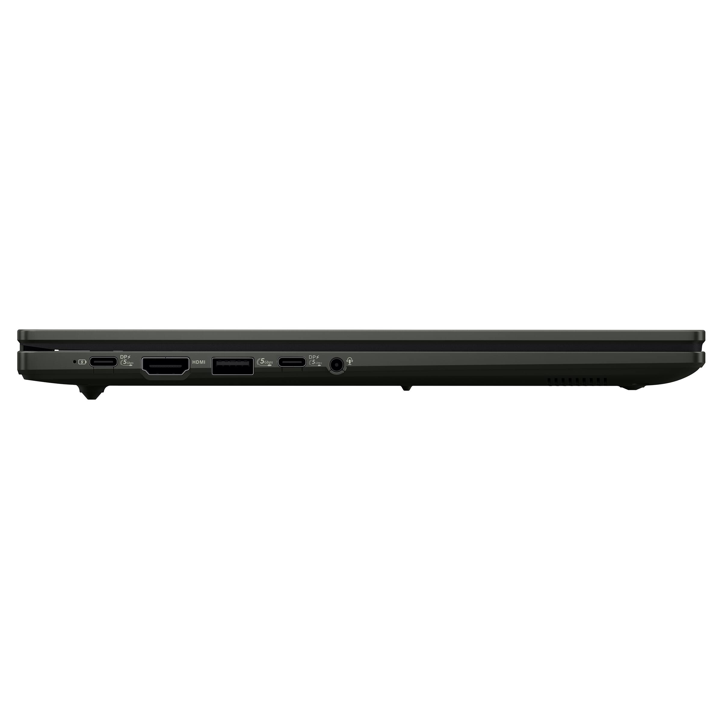 Alt View 18. ASUS - CX14 14" FHD Chromebook Plus Laptop with Google AI - Intel Core 3 (2025)  - 8GB Memory - 128GB Storage - Hunter Green.