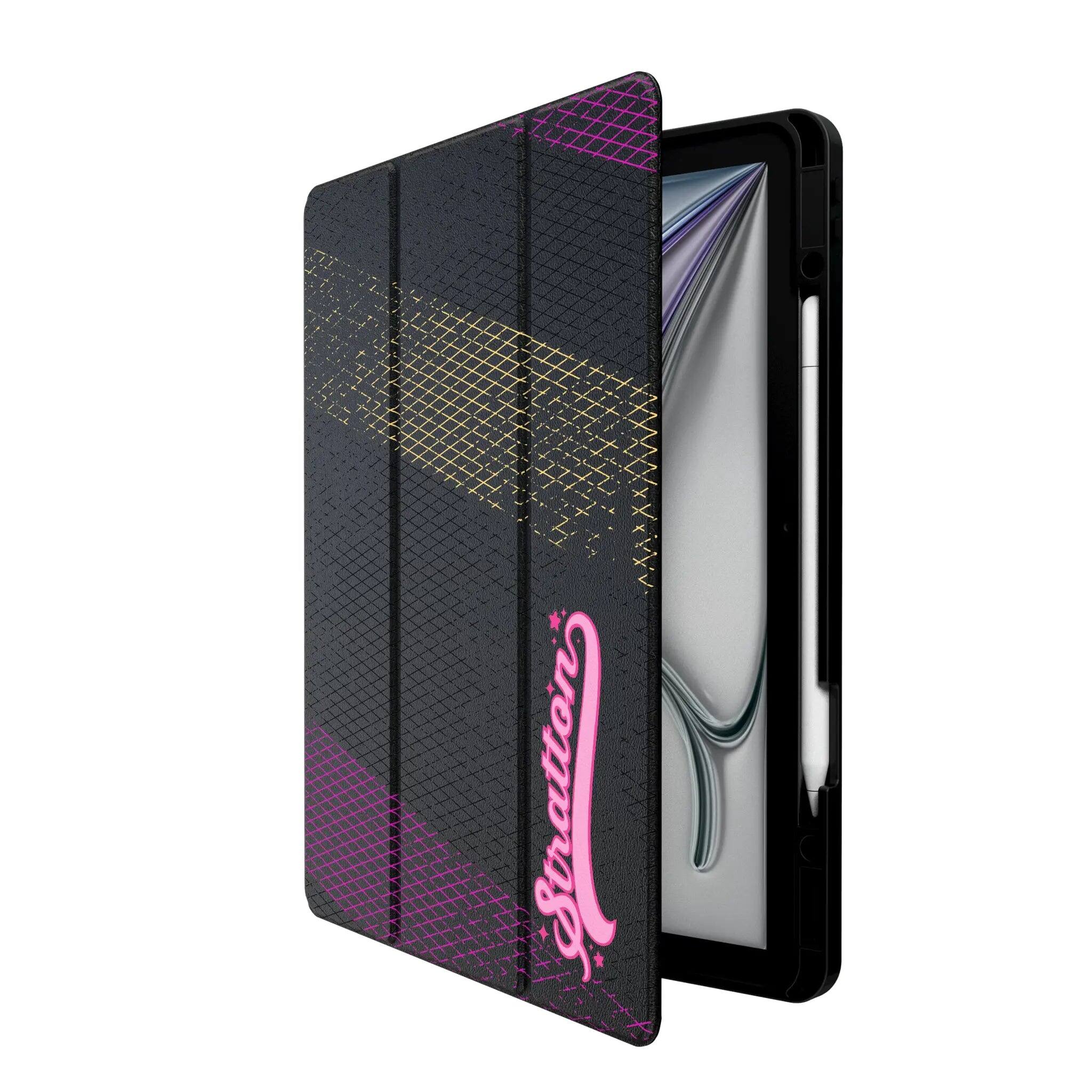 Angle. Keyscaper - WWE Steel Tablet Case for Apple iPad - Apple iPad (9/8/7th Gen)/Pro 10.5/Air (3rd Gen) - Tiffany Stratton.