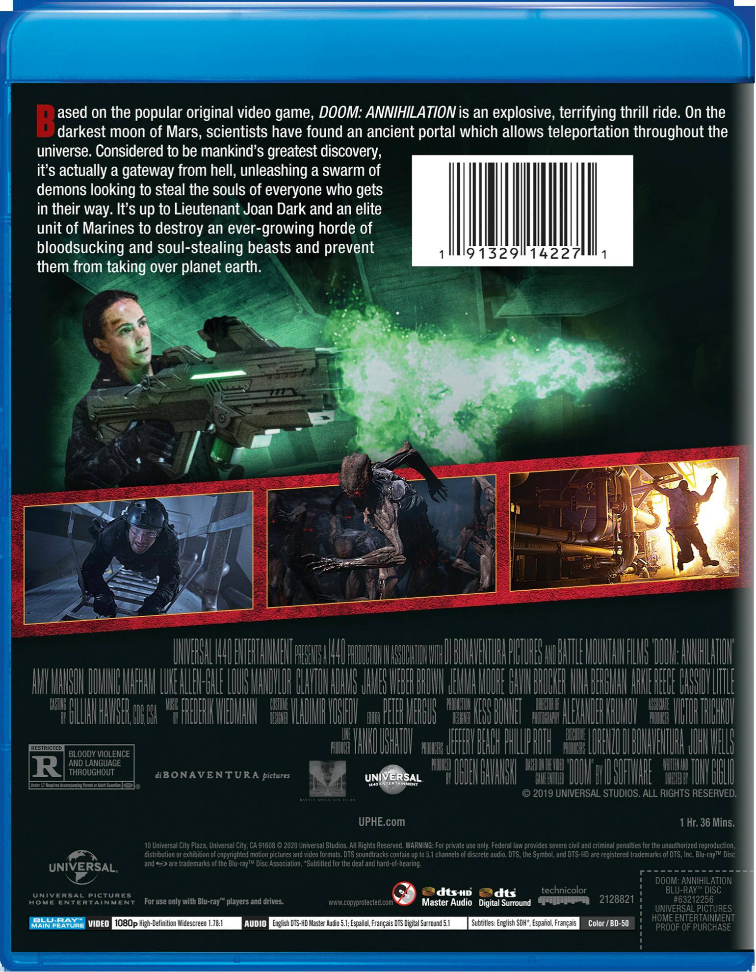 Angle. Doom: Annihilation (Blu-ray New Box Art) [Blu-ray].