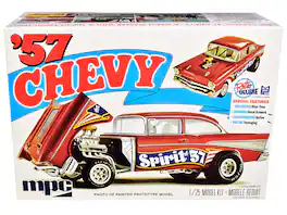 Skill 2 Model Kit 1957 Chevrolet Gasser Flip Nose "Spirit of 57" 1/25 Scale Model by MPC - Multicolor