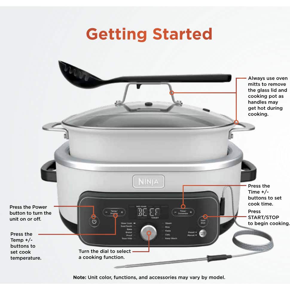 Ninja MC2052CO Foodi PossibleCooker PRO Plus 11 In 1 Smart Cook