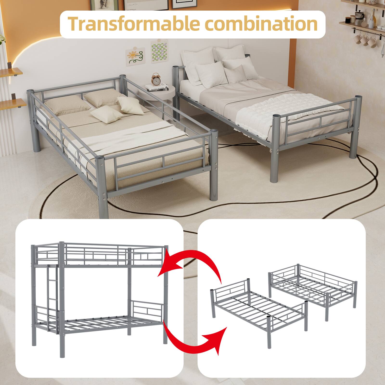 Transformable combination