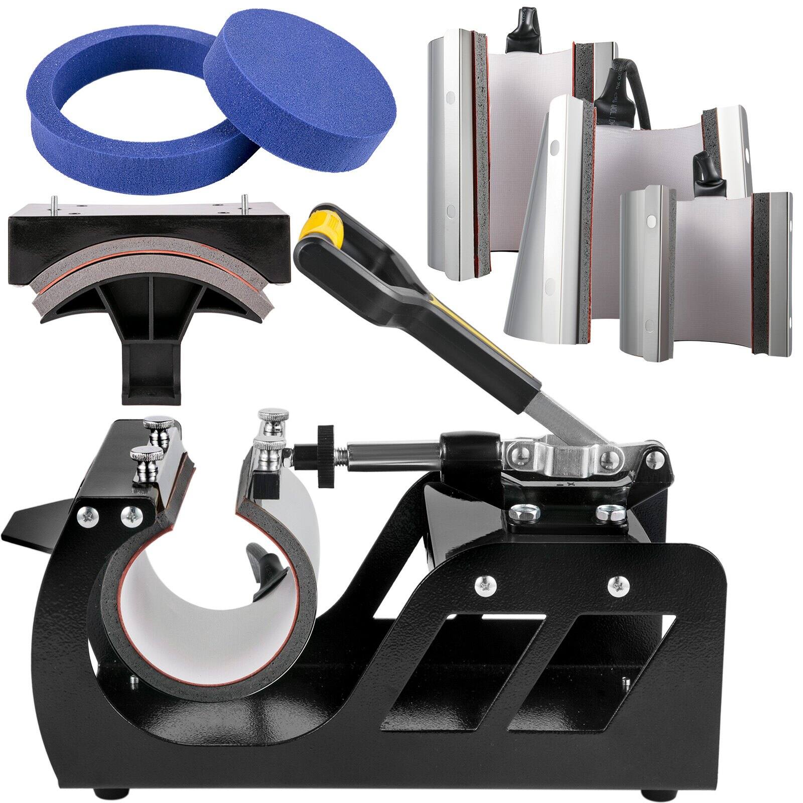 Alt View 7. Glintex - 12"x15" 8-in-1 Heat Press Combo, ETL Certified, 360° Swing-Away Sublimation for T-Shirts, Hats, Mugs & Plates.