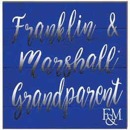 Jardine - Franklin & Marshall Diplomats 10'' x 10'' Grandparent Plaque - Blue