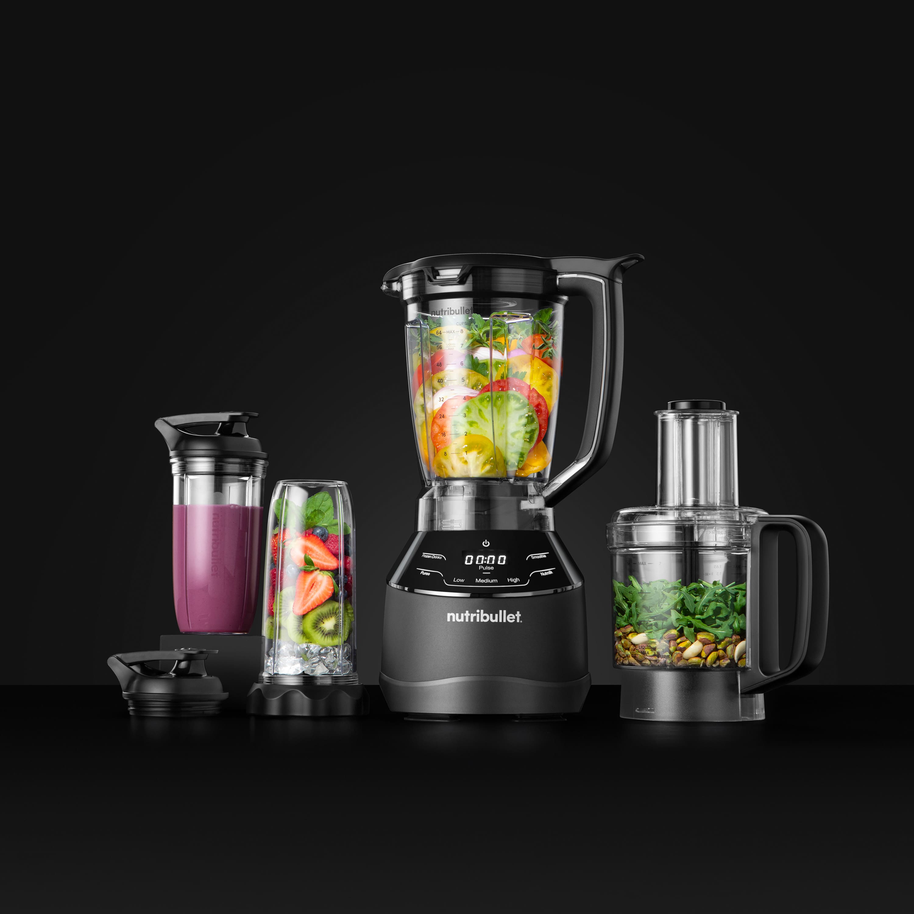 Alt View 21. NutriBullet - Triple Prep System - NBKS50100 - Gray.