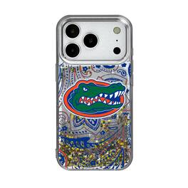 Keyscaper - NCAA - Florida Gators iPhone Glitter Paisley Design Case - 13 - Multicolor