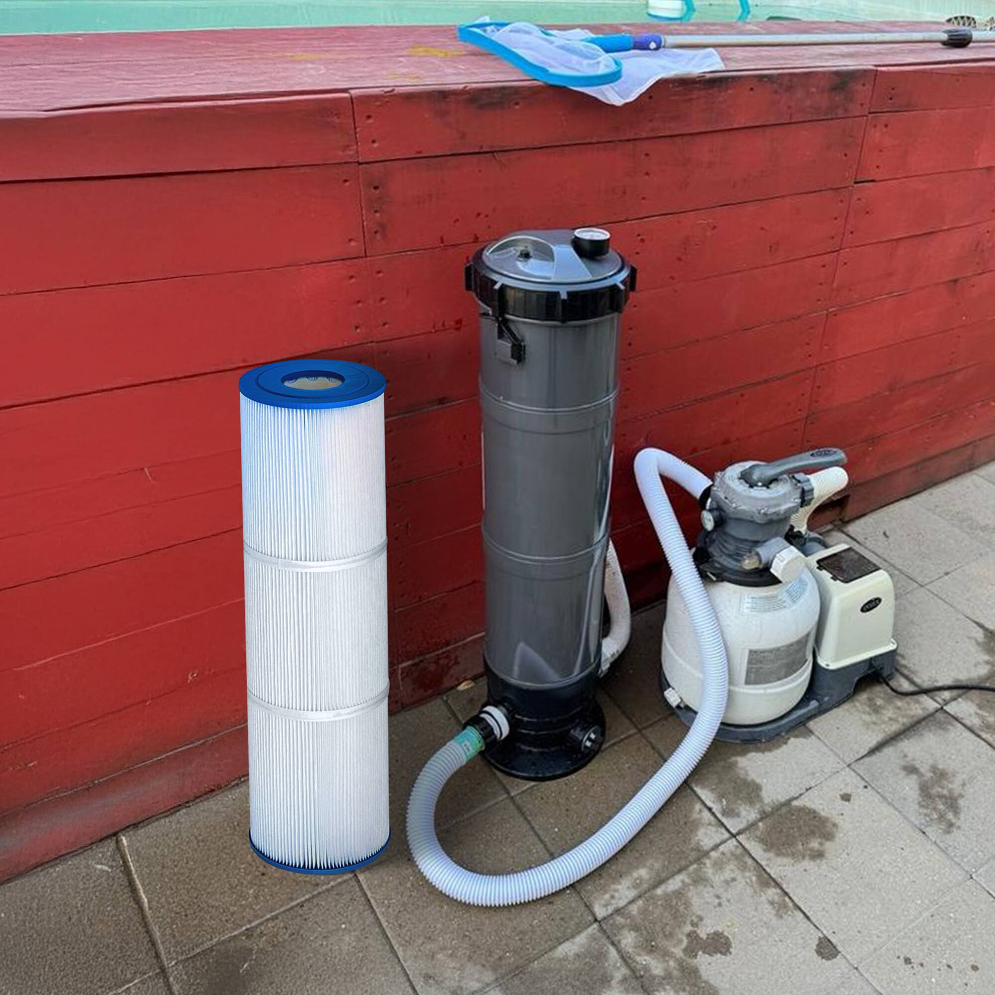 Alt View 7. Swimline - Swimline 70 Sq Ft Replacement Cartridge Element with 50 Microns for Pool Use.