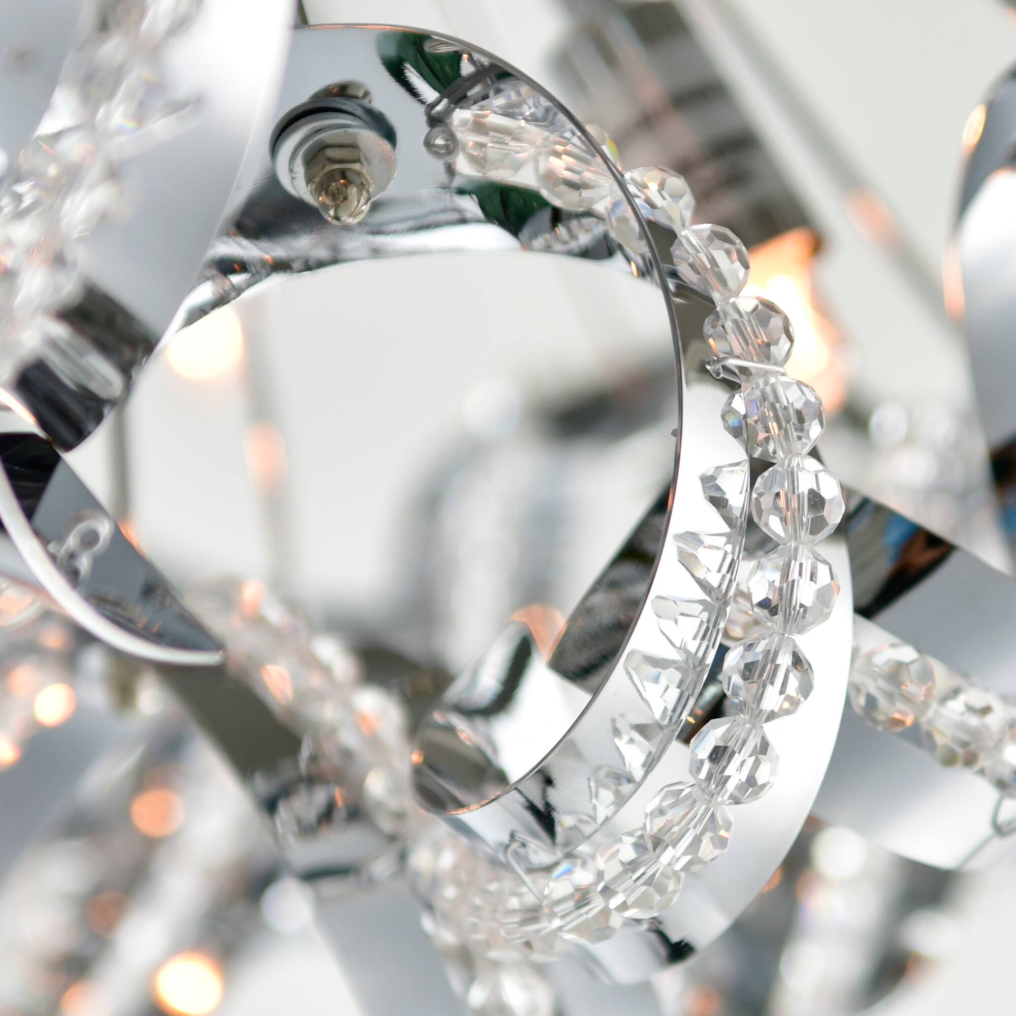 Back. CWI Lighting - Swivel 13 Light Flush Mount With Chrome Finish - Chrome.