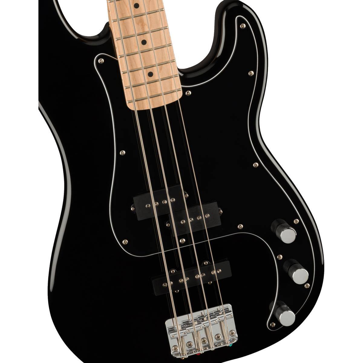 Alt View 6. Squier - Squier Affinity Series Precision Bass PJ Electric Guitar Pack with Rumble 15 120V Amplifier, Maple Fingerboard, Black.