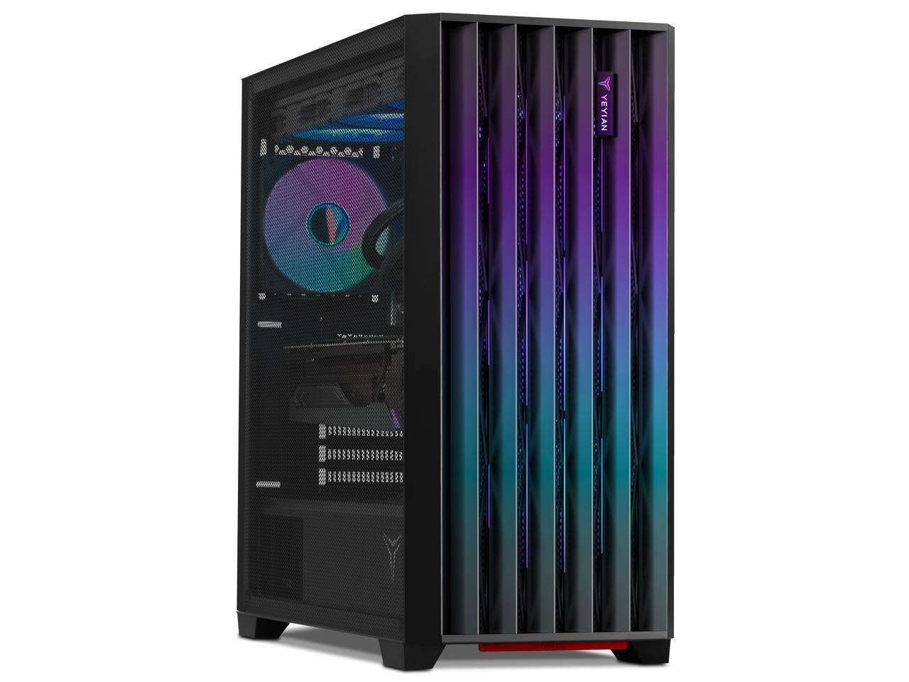 Alt View 1. YEYIAN - Yeyian Phoenix Gaming PC Intel Ultra 9 285K RTX 5080 32GB DDR5 2TB SSD Win 11 - Black.