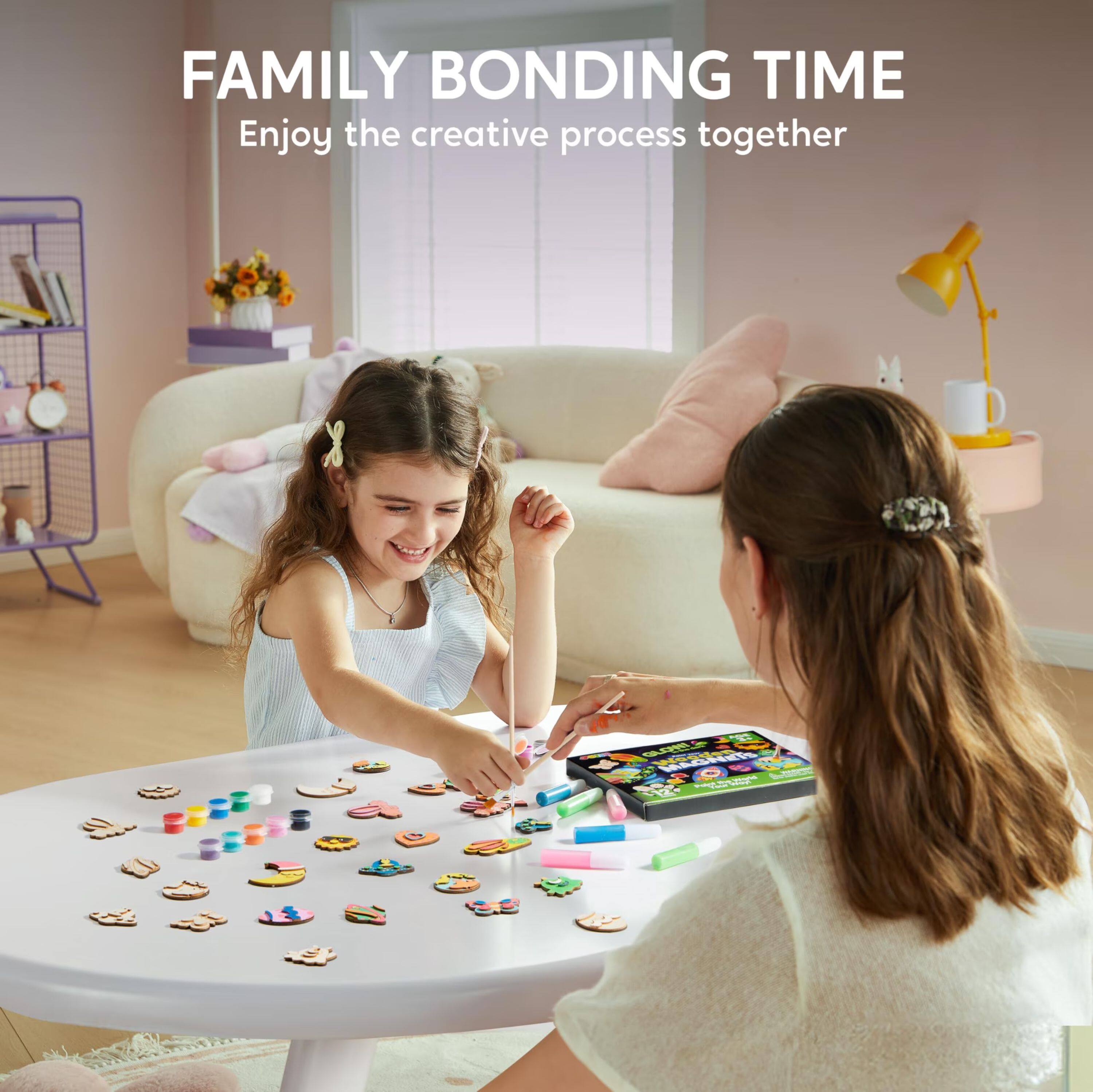 FAMILY BONDING TIME  
Enjoy the creative process together
