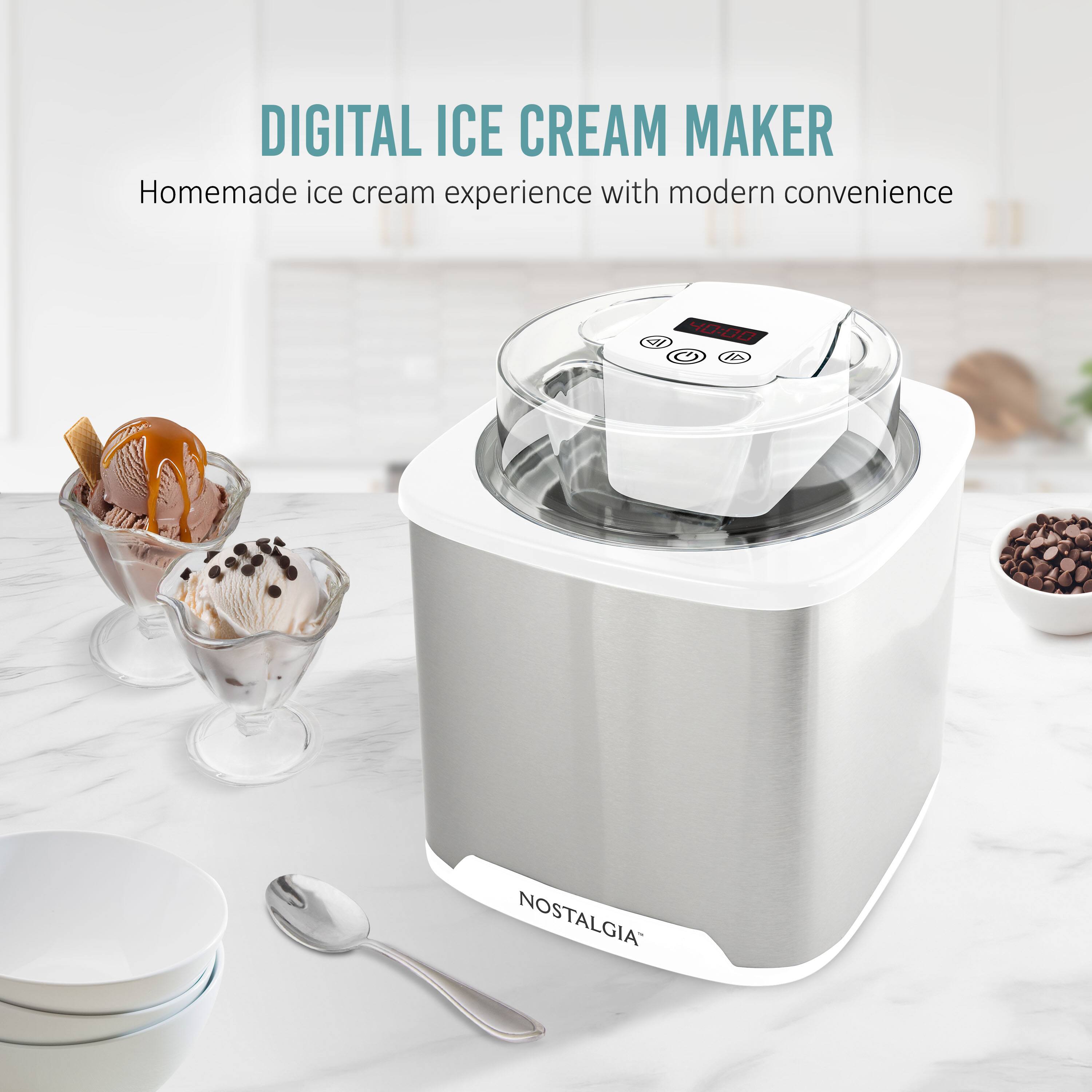 DIGITAL ICE CREAM MAKER  
Homemade ice cream experience with modern convenience  
NOSTALGIA