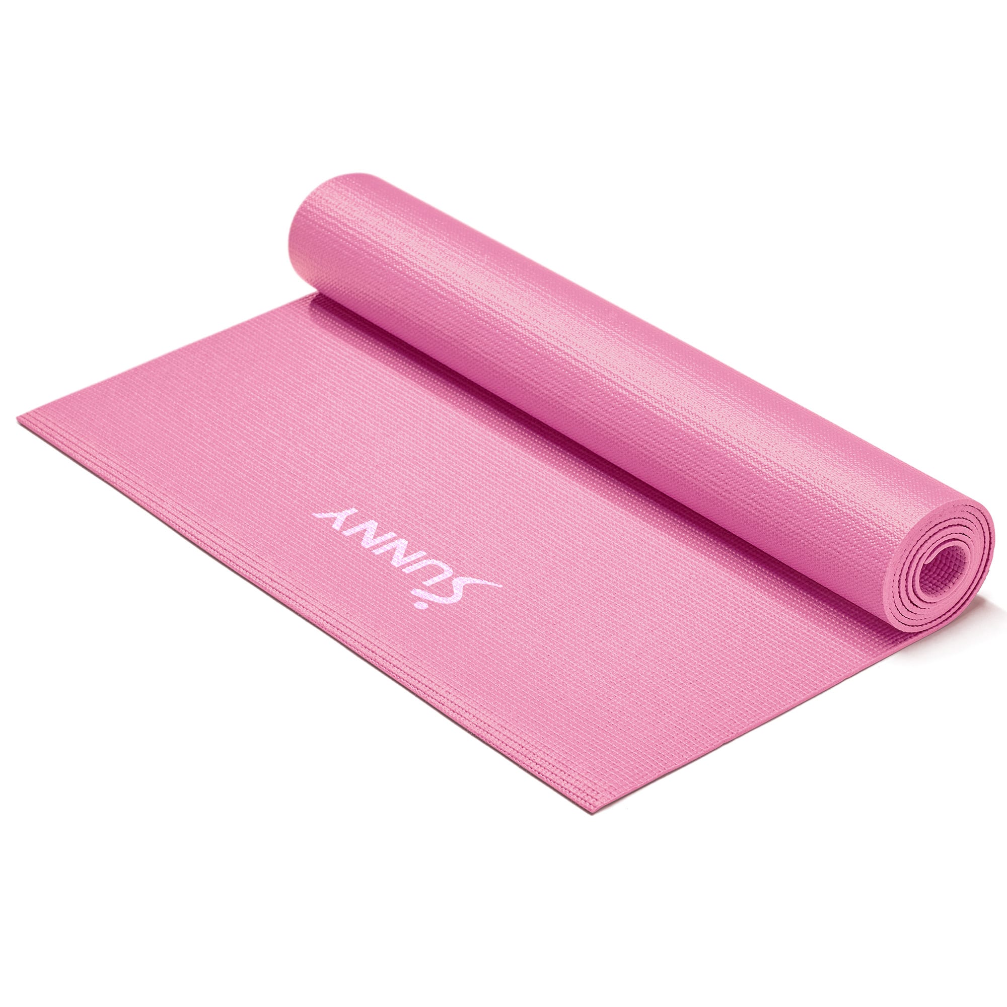 Sunny Health & Fitness - High-Density 4mm Yoga Mat - Pink