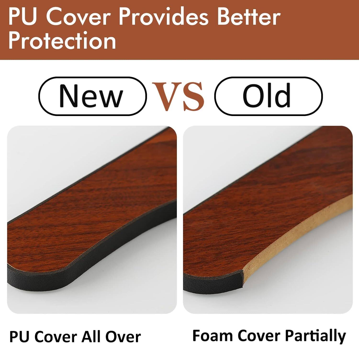 PU Cover Provides Better Protection

New VS Old

PU Cover All Over

Foam Cover Partially