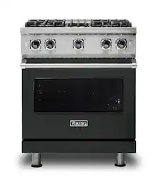 Viking - 5-Series Gas Sealed Burner Range - Antique Bronze - Front_Zoom