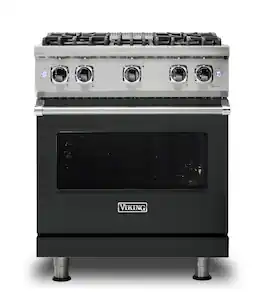 Viking - 5-Series Gas Sealed Burner Range - Antique Bronze