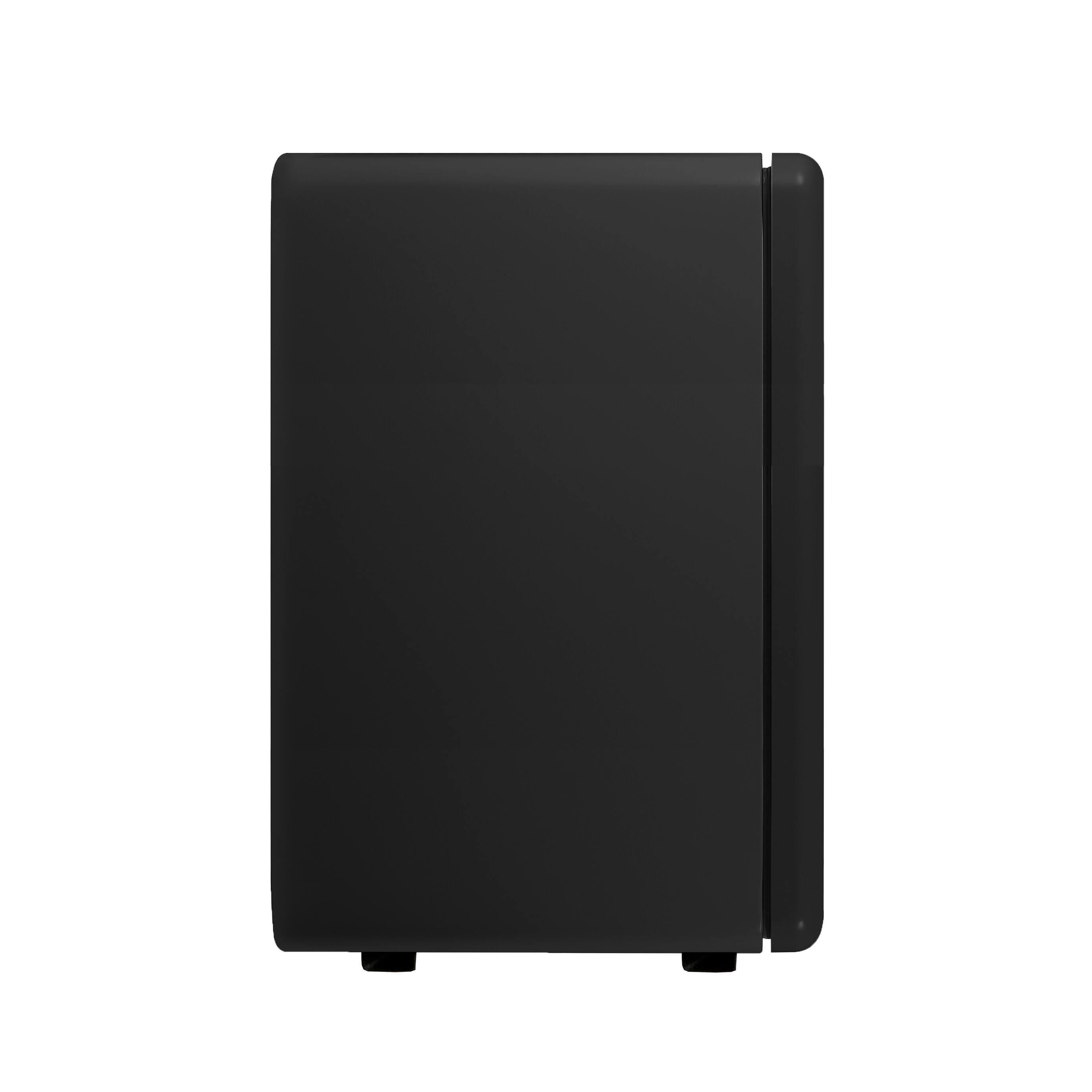 Alt View 8. Magic Chef - 3.4 cu. ft. Retro Beverage Cooler, in Black - Black.
