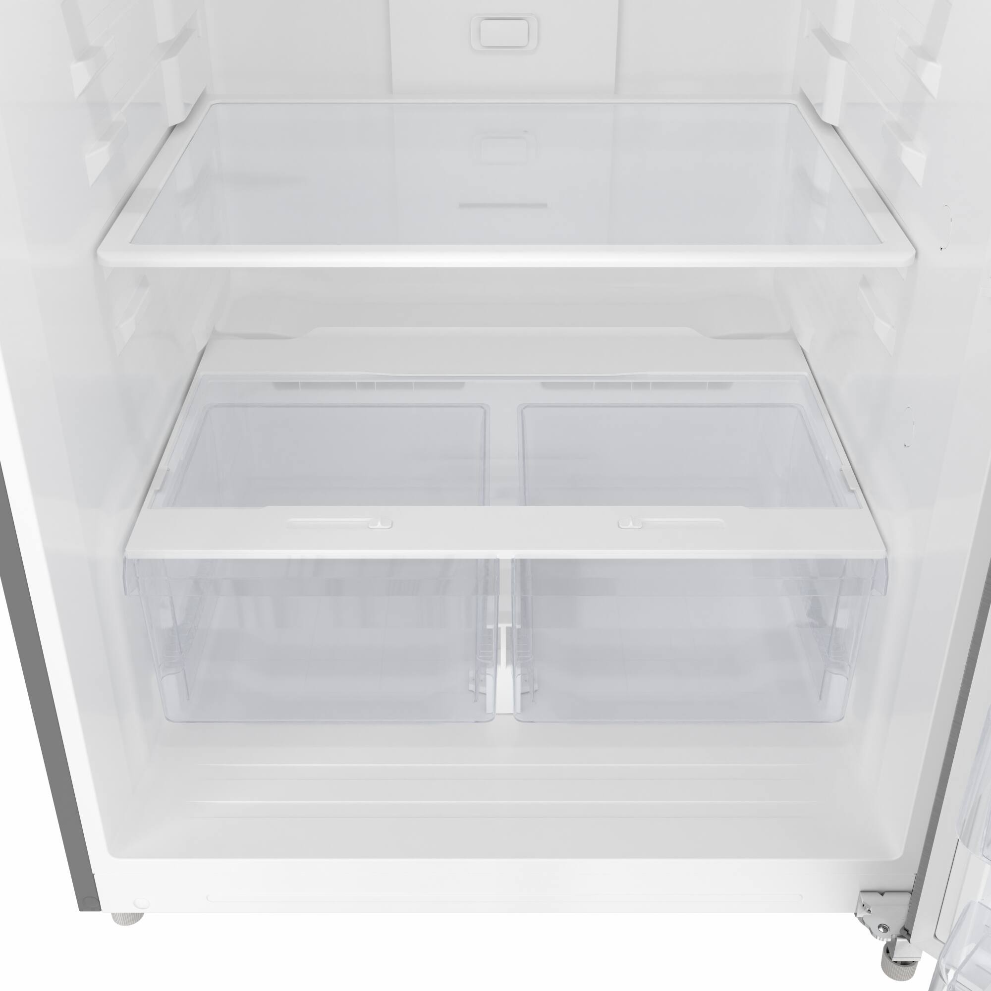 Alt View 6. Koolmore - 30 In. 20 Cu. Ft. Top-Freezer Household Refrigerator in Stainless Steel, Energy Star Certified - Stainless steel.