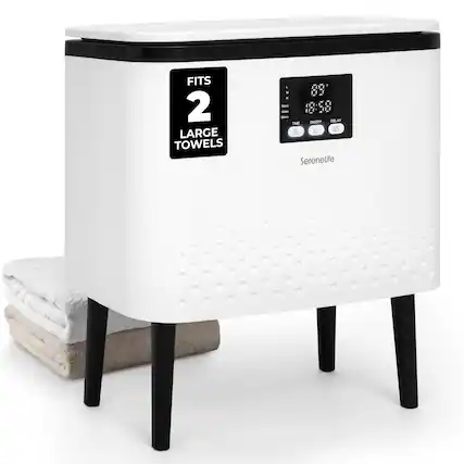 FITS 2 LARGE TOWELS
89°F
18:58
ON/OFF DELAY TIME
Serenelife