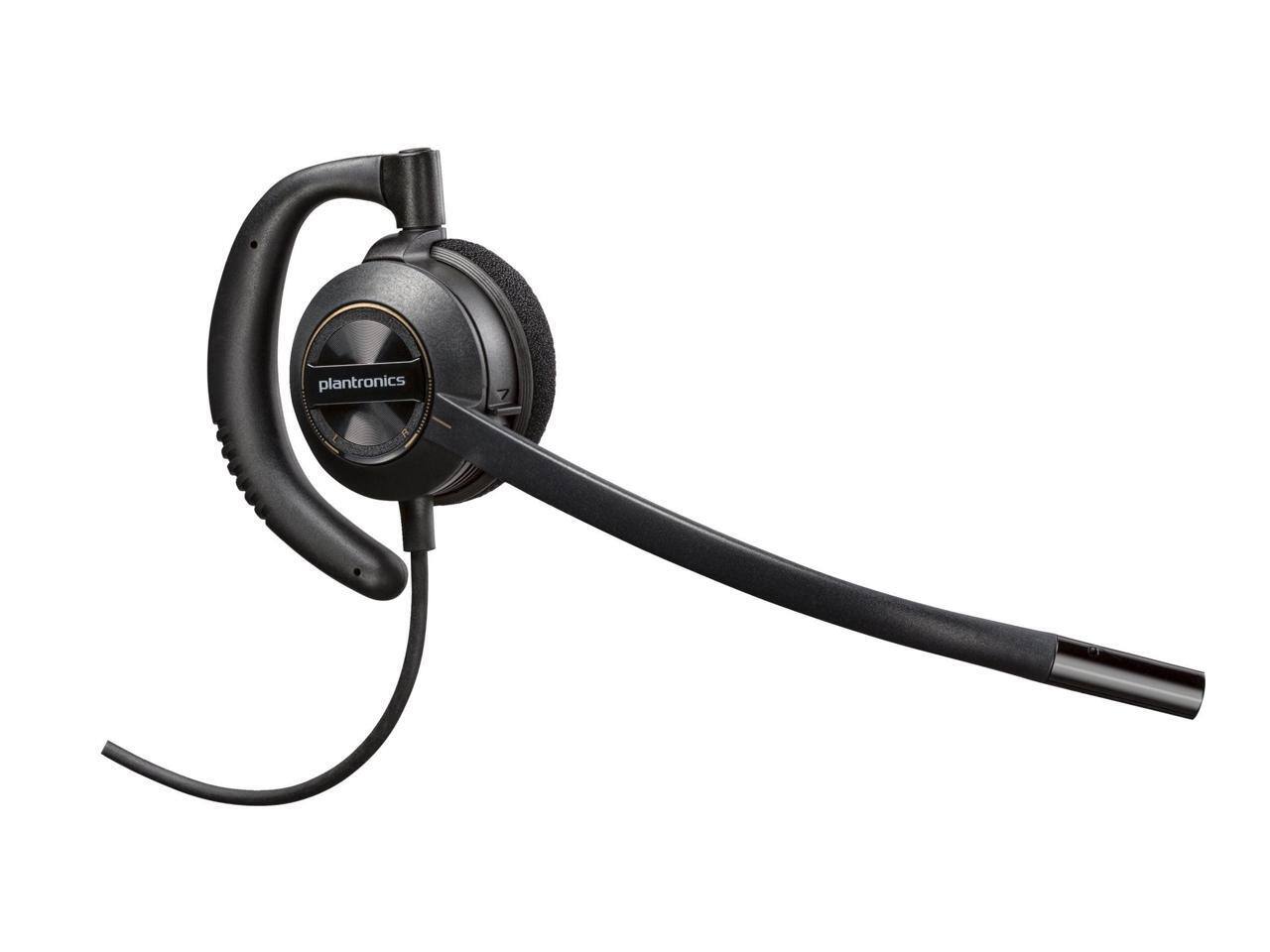 Alt View 2. Poly - Poly Mini-phone - 3.5mm Wired - 20 Hz-16 kHz - On-ear - Noise Cancelling Mic - Black - Black.