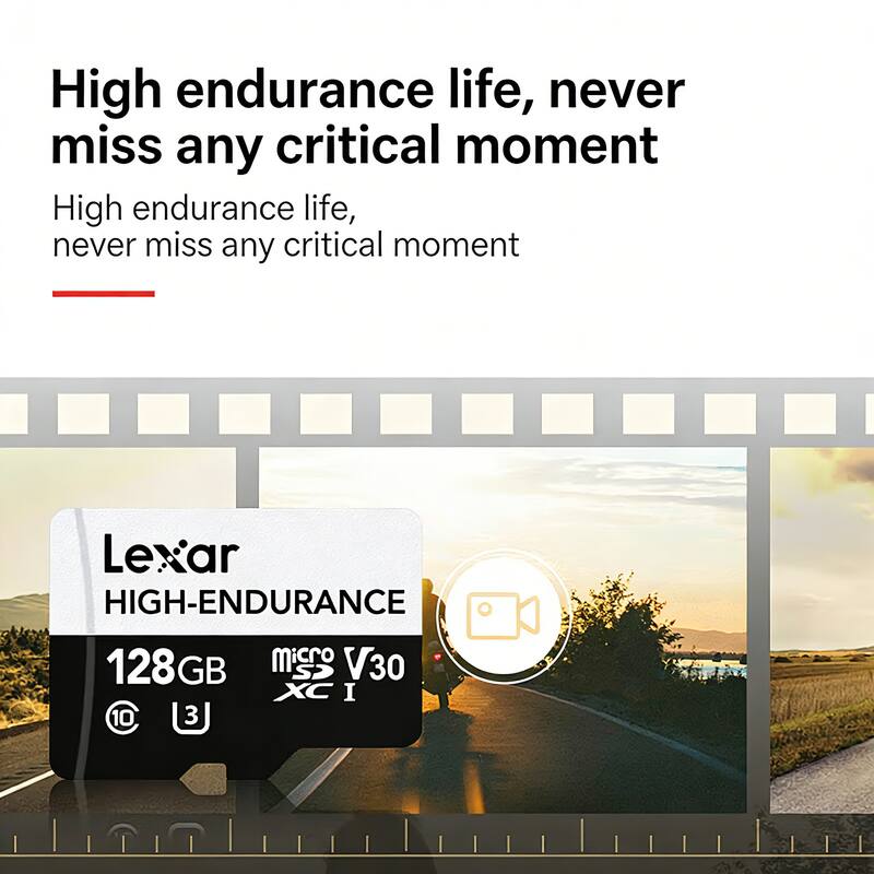 High endurance life, never miss any critical moment

High endurance life, never miss any critical moment

Lexar HIGH-ENDURANCE 128GB Micro SD V30 XC I C10 U3