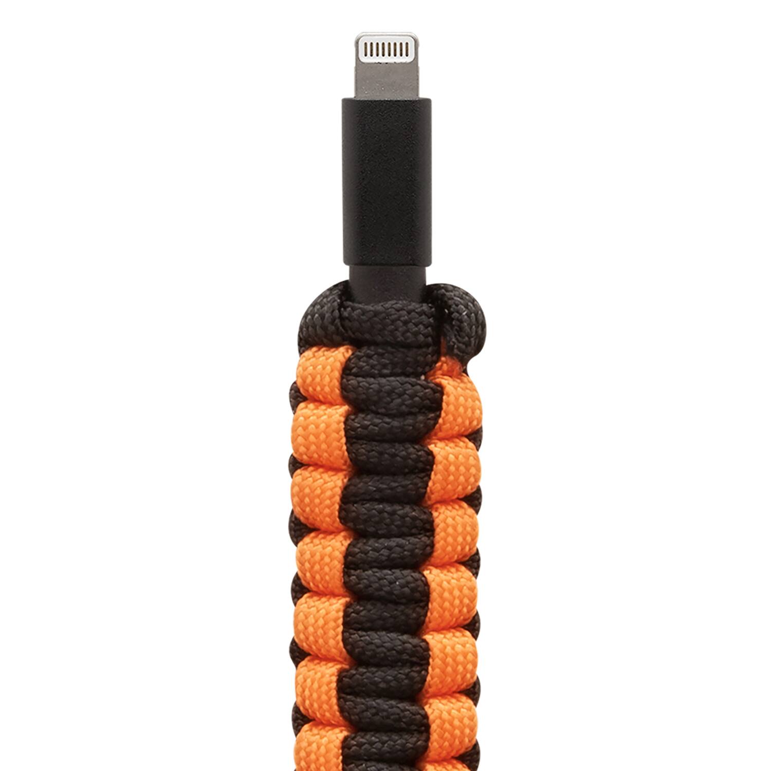 Angle. Helix - Lightning to USB-A 3.2-Ft Paracord Charge and Sync Cable.