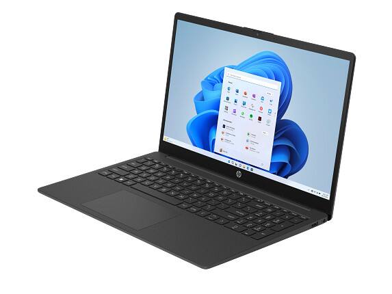 Left. HP - essential laptop computer 15.6" hd core i7 8 gb memory; 256 gb ssd - Black.