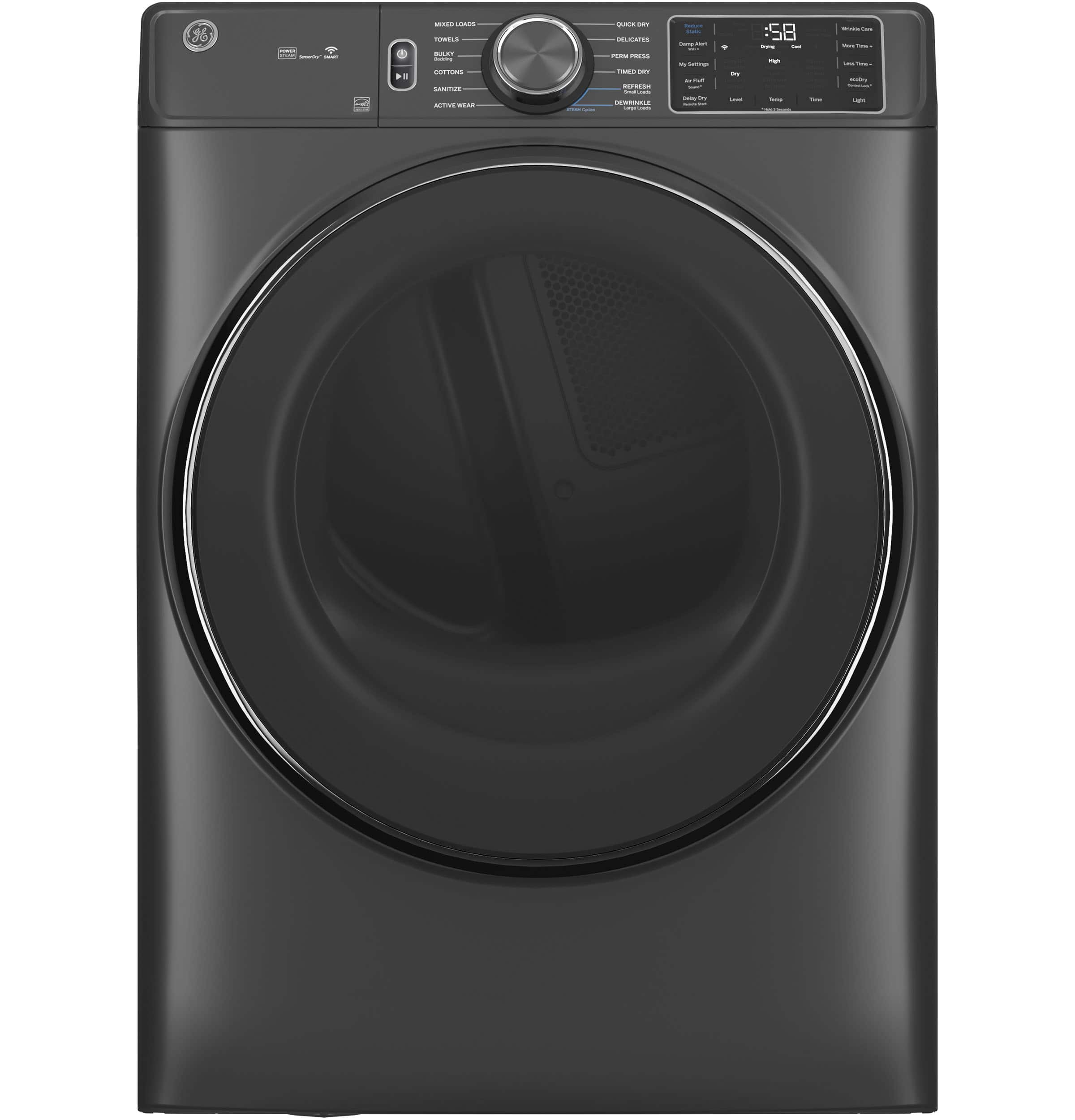 The text on the image reads "Samsung 24" black washer and dryer."