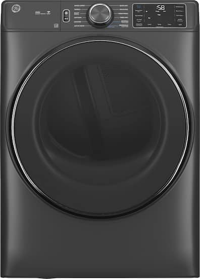 GE - 7.8 Cu. Ft. Stackable Smart Electric Dryer with Steam - Carbon Graphite