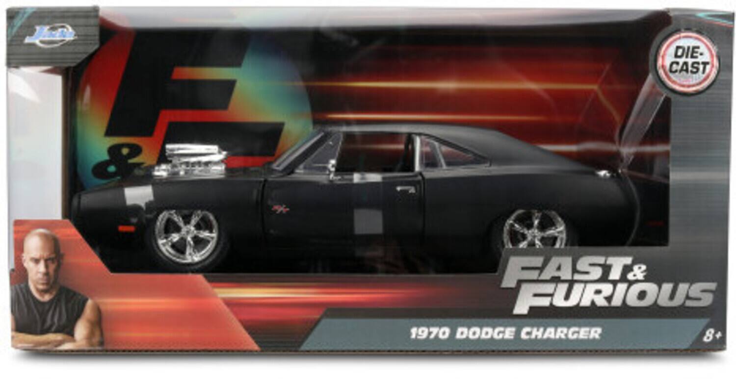 J & F DIE-CAST  
FAST & FURIOUS  
1970 DODGE CHARGER  
8+