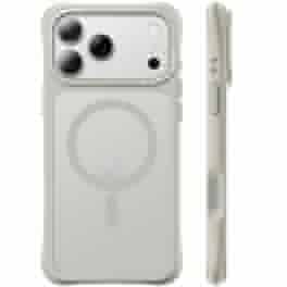Ornarto - for iPhone 18 Pro Max Case 6.9", Slim Shockproof Translucent Matte Phone Case with MagSafe - Stone Gray