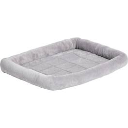 Midwest - Quiet Time Diamond Stitch Bed W/ Elastic Bands - Gray