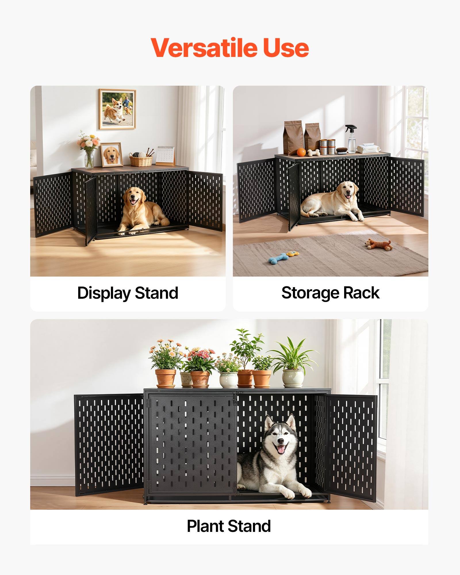 Versatile Use

- Display Stand
- Storage Rack
- Plant Stand