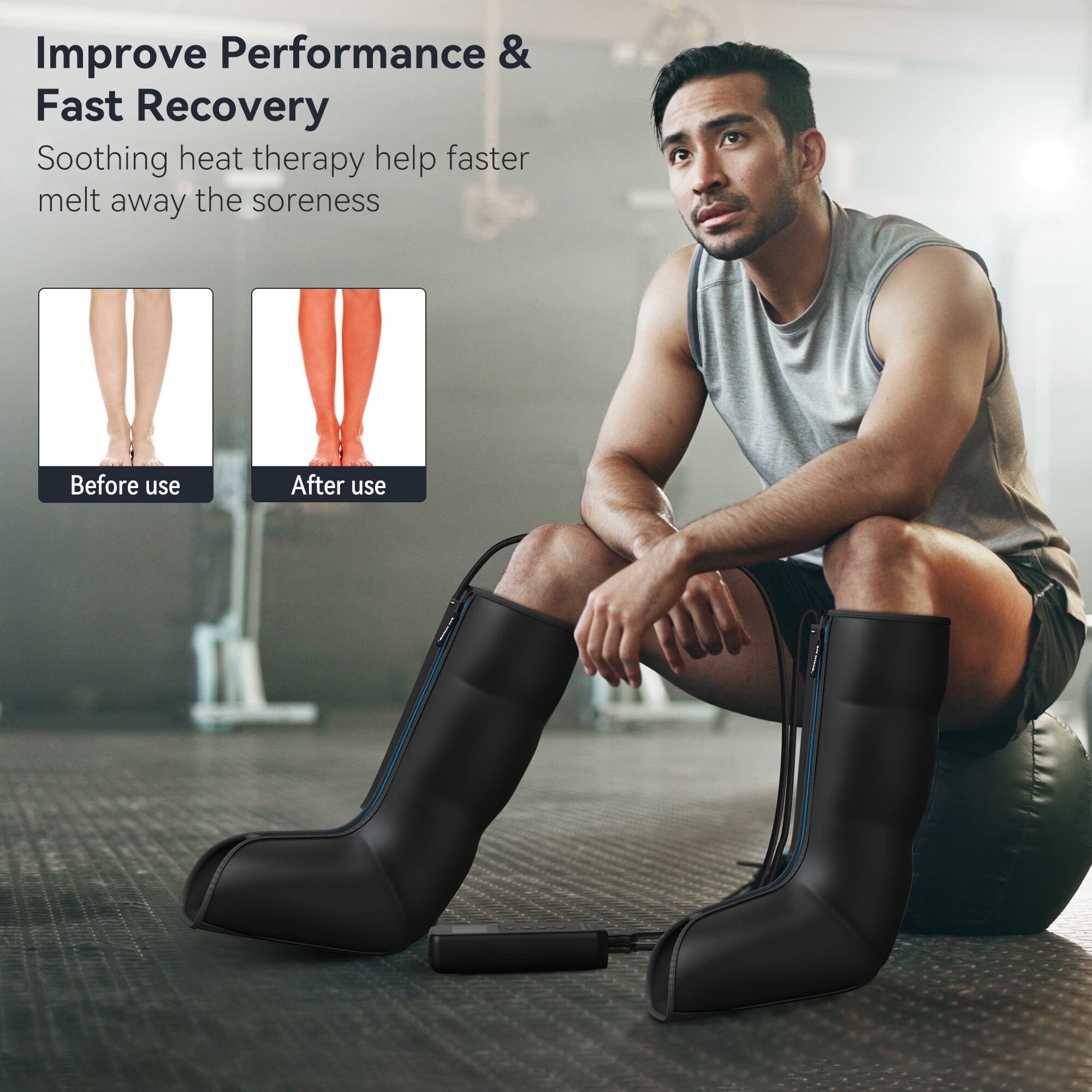Improve Performance & Fast Recovery  
Soothing heat therapy helps faster melt away the soreness  

Before use  
After use