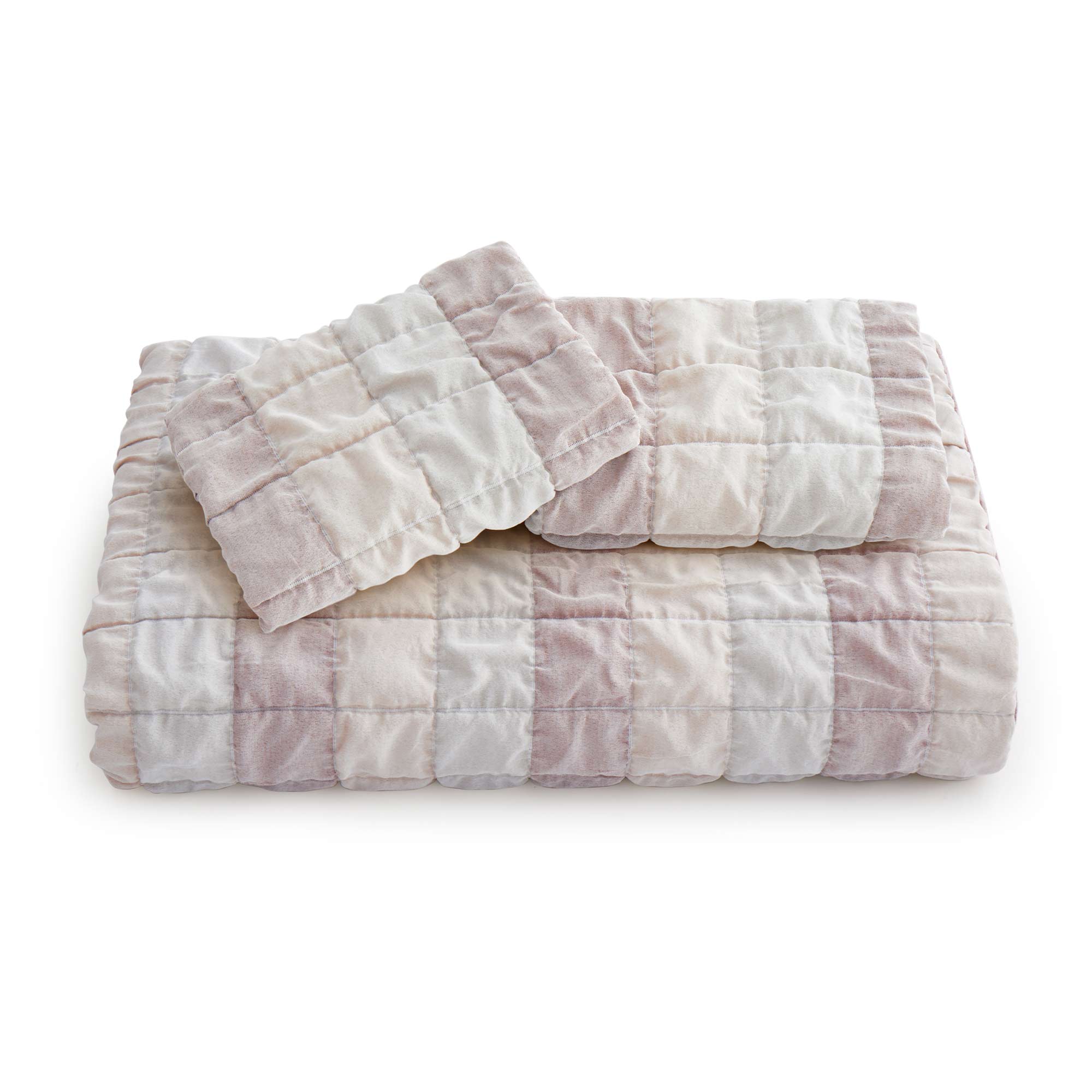 Alt View 2. Peace Nest - Peace Nest Textured Geometric Duvet Cover Set with Pillowcases for All Season, Pink, Full/Queen - Pink.