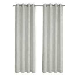 Commonwealth Home Fashions - Thermaplus Navar Blackout Window Treatment Grommet Curtain Panel for Bedroom Livingroom 54" x 108" - White