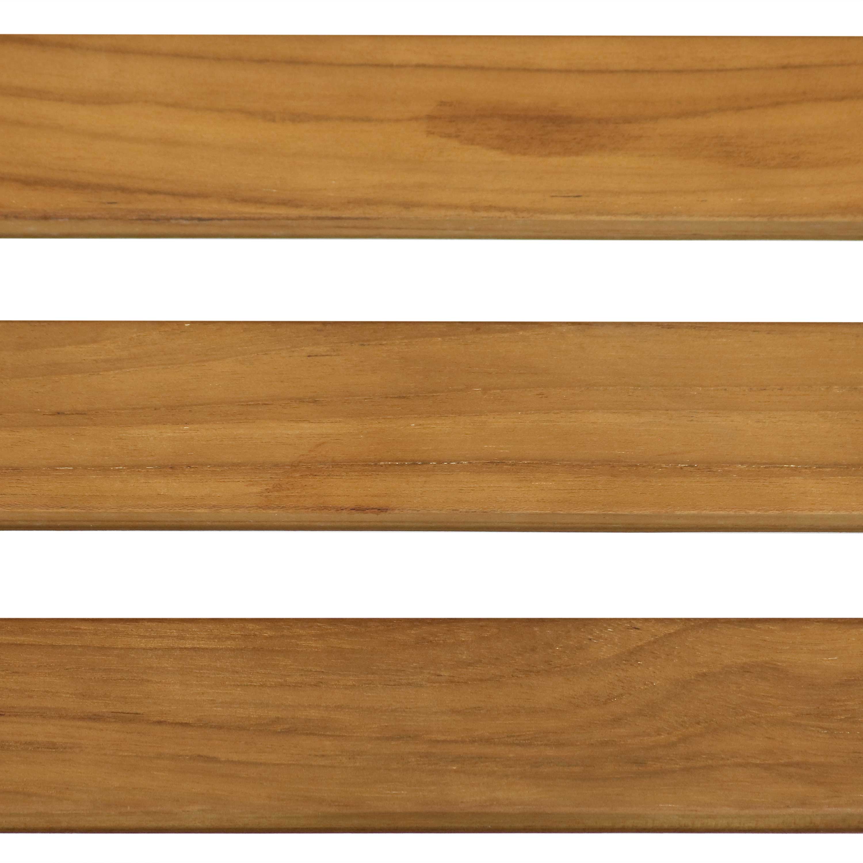 Alt View 7. Sunnydaze - 2-Person Mission Style Solid Teak Wood Outdoor Garden Bench - Beige.