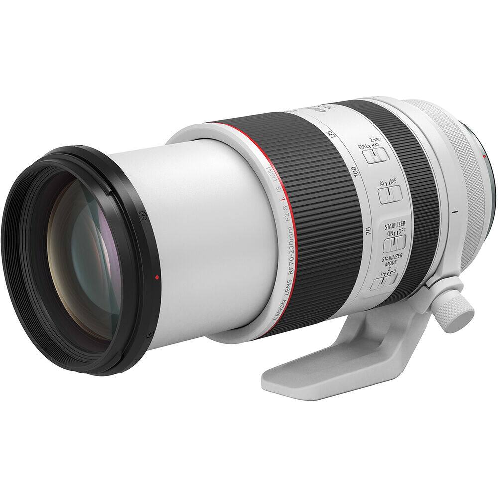 SEI 15m FORL VOO USM IS 00 F2.8 RF70-200mm LENS CANON 100 70 AFL MF STABILIZER ON/OFF STABILIZER MODE
