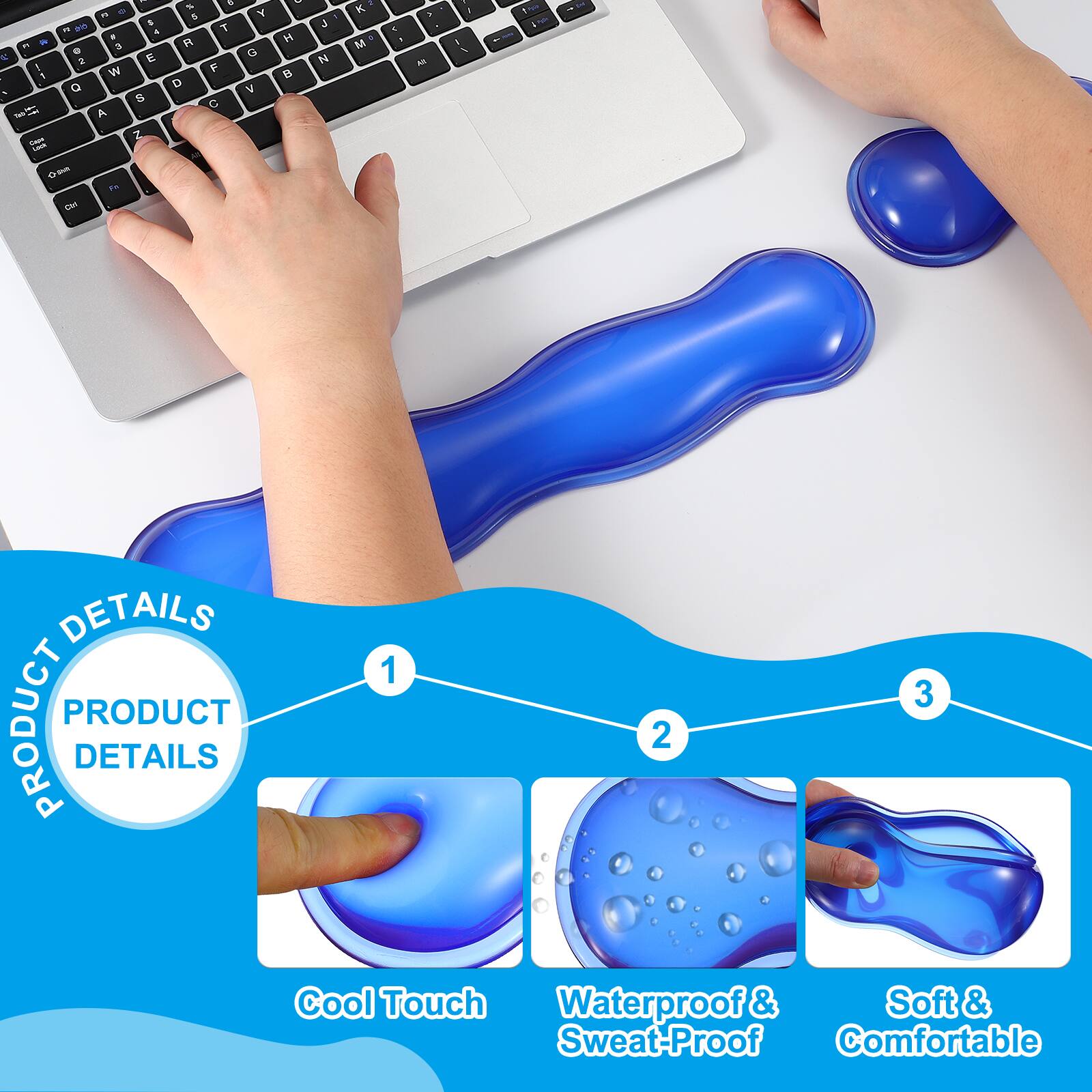 PRODUCT DETAILS

1. Cool Touch
2. Waterproof & Sweat-Proof
3. Soft & Comfortable