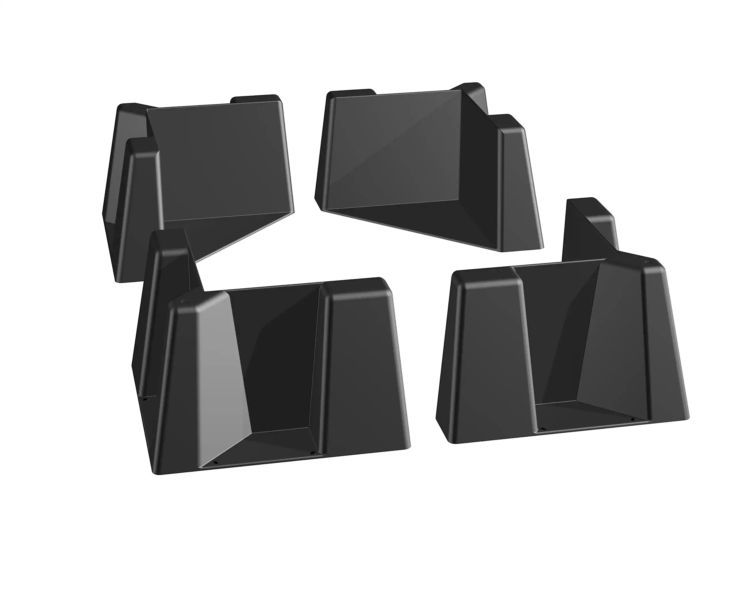 Front. WeatherTech - CargoTech | Cargo Containment System with Super Grippy Underside to Keep Cargo in Place – 4 Pack.